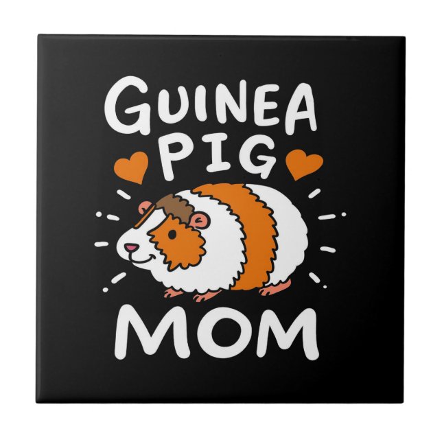 Guinea Pig Mum | Funny Mother Day | Cute Pet Tile (Front)