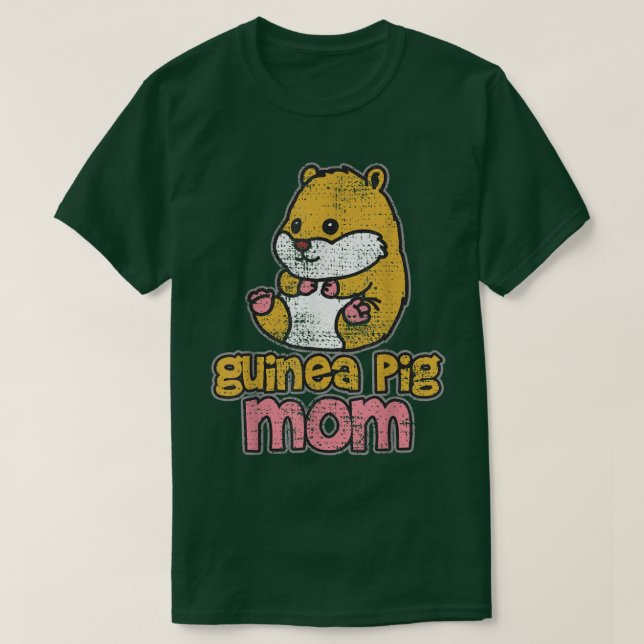 Guinea Pig Mum Kawaii Vintage  T-Shirt (Design Front)