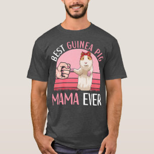 Guinea Pig Mum Owner Guinea Pig Apparel Retro For T-Shirt