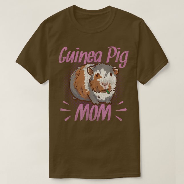 Guinea Pig Mum  T-Shirt (Design Front)