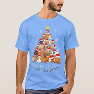 Guinea Pig Ornament Christmas Tree Funny Christmas T-Shirt