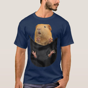 Guinea Pig Owner Cute Pocket Guinea Pig T-Shirt
