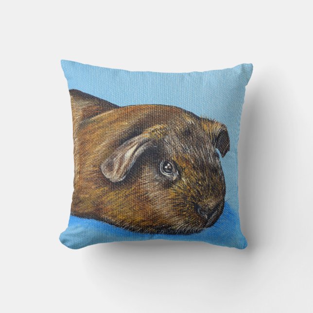 Guinea Pig Painting Cushion (Front)
