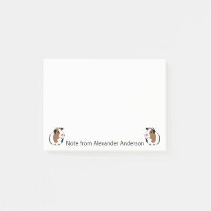Guinea Pig Personalise Post-it Notes