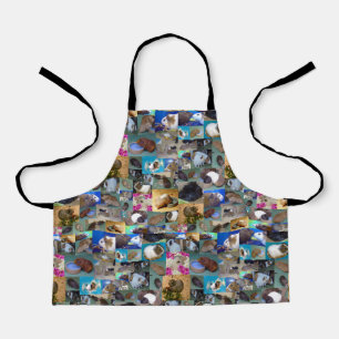 Guinea Pig Photo Collage, Kids Full Print Apron