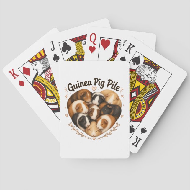 Guinea Pig Pile Playing Cards (Back)
