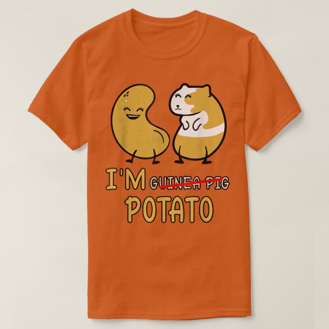 guinea pig potato love  T-Shirt (Design Front)