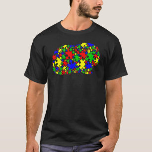 Guinea Pig Puzzle Animals Autism Awareness T-Shirt