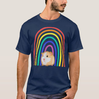 Guinea Pig Rainbow Love Pet Owner T-Shirt