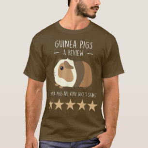 Guinea Pig Review, Funny Cute Pet Animal Lover Mum T-Shirt