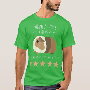 Guinea Pig Review, Funny Cute Pet Animal Lover Mum T-Shirt