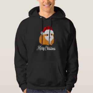 Guinea Pig Santa Hat Christmas Animals Xmas Pajam Hoodie