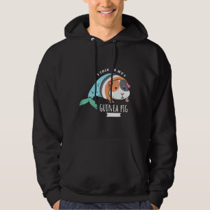 Guinea Pig Saying Fish Cute Rodent Hoodie