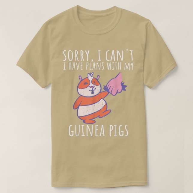 Guinea Pig Saying Owner 545 T-Shirt (Design Front)