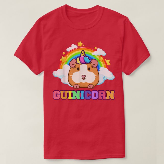 Guinea Pig Shirts For Girls Guinea Pig Unicorn Gui (Design Front)