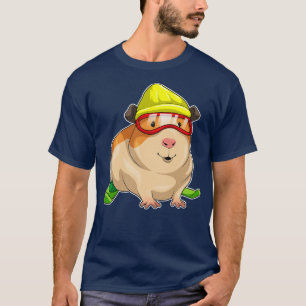 Guinea Pig Skier Ski T-Shirt
