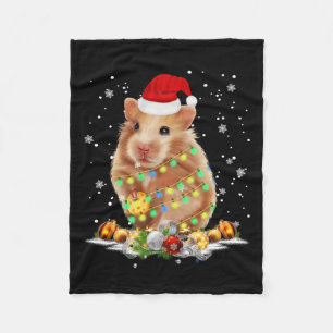 Guinea Pig Tree Christmas Xmas Animal Gifts Fleece Blanket