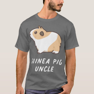 Guinea Pig Uncle Funny Rodent Pet Kawaii Aesthetic T-Shirt