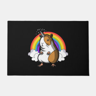 Guinea Pig Unicorn Doormat