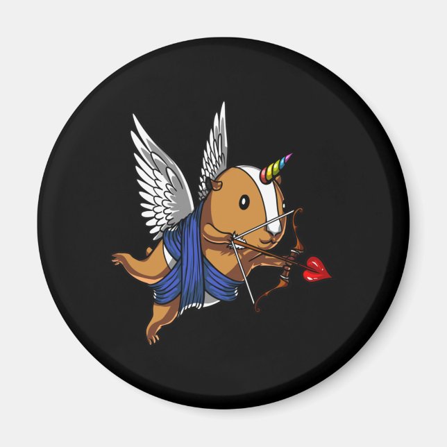 Guinea Pig Unicorn Magnet (Front)