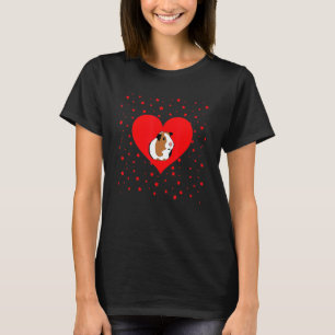 Guinea Pig Valentine's Day Shirt Funny Guinea Pig