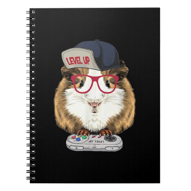 Guinea Pig Video Game Wildlife Animal Notebook (Front)