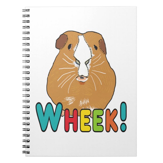 Guinea Pig Wheek Notebook (Front)