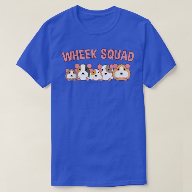 Guinea Pig Wheek Squad  T-Shirt (Design Front)
