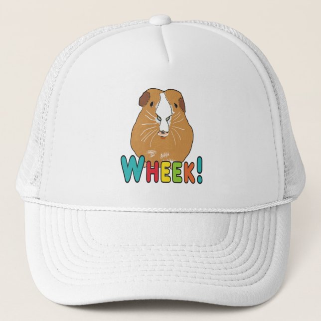 Guinea Pig Wheek Trucker Hat (Front)
