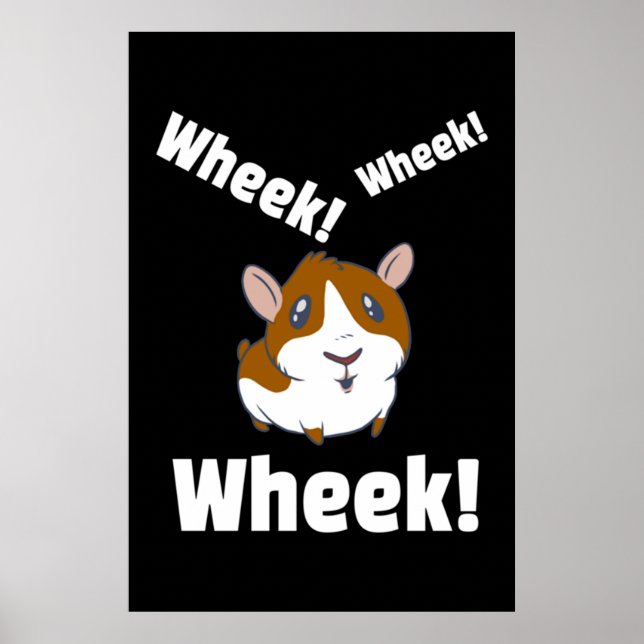 Guinea pig Wheek! Wheek! Poster (Front)
