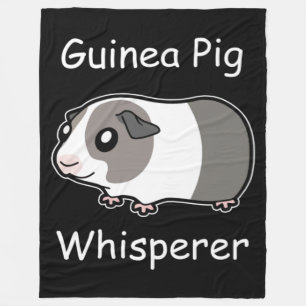 Guinea Pig Whisperer Fleece Blanket
