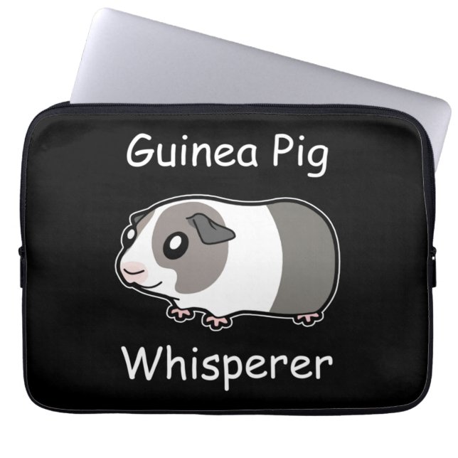 Guinea Pig Whisperer Laptop Sleeve (Front)
