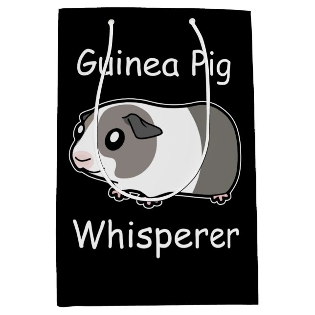 Guinea Pig Whisperer Medium Gift Bag (Front)