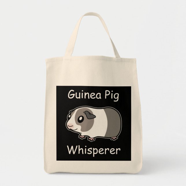 Guinea Pig Whisperer Tote Bag (Front)