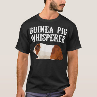 Guinea Pig Wisperer Funny Farm Animal Lover T-Shirt