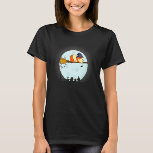 Guinea Pig Witch Halloween For Boy Girl Kid T-Shirt
