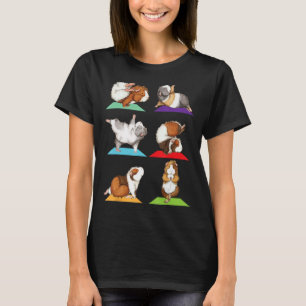 Guinea Pig Yoga - Fitness Exercise Animal Rodent P T-Shirt