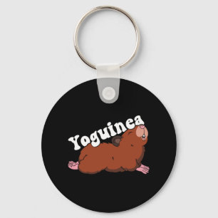 Guinea Pig Yoga Pose Yoguinea Key Ring