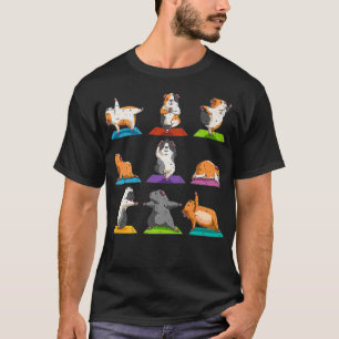 Guinea Pig Yoga Position Workout Gift Premium T-Shirt