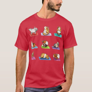 Guinea Pig Yoga Position Workout  T-Shirt