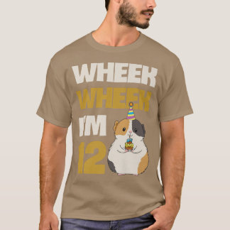 Guinea Piggy Quote for your 12 year old Guinea Dau T-Shirt