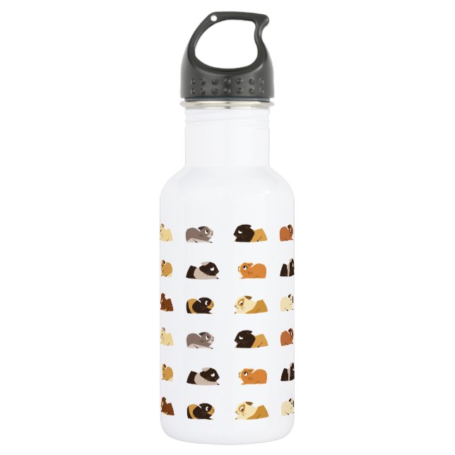 Guinea pigs 532 ml water bottle (Front)