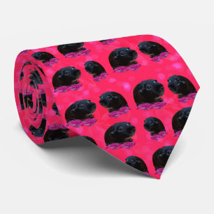 Guinea Pigs And Roses, Neck Tie