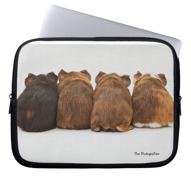 Guinea Pigs Butts Laptop Sleeve (Front)