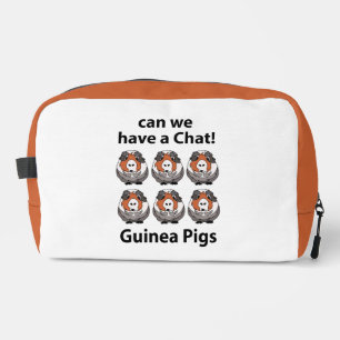 Guinea Pigs Can We Have A Chat Funny Guinea Pigs Dopp Kit