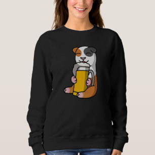 Guinea Pigs Drinking Beer Pet   Sweatshirt