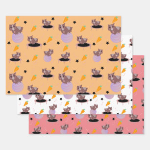 Guinea Pigs Fitness Gym Wrapping Paper Sheet