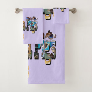 Guinea Pigs Is The Word, Bath Towels Set
