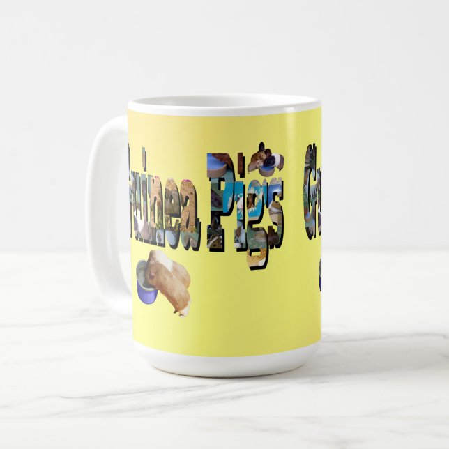 Guinea Pigs Is The Word, Coffee Mug (Front Left)