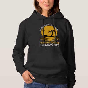 Guinea Pigs Make Me Smile Humans Give Me Headaches Hoodie